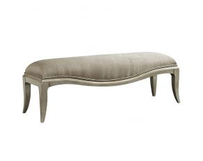 Starlite Bed Bench in Silver