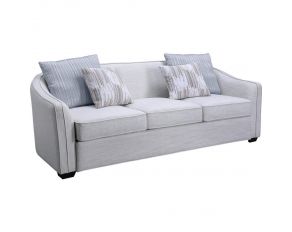 Mahler II Sofa with 4 Pillows in Beige