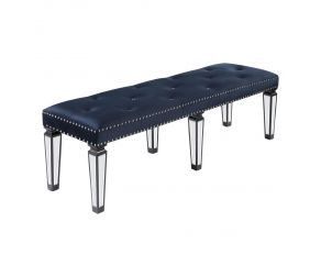 Varian II Bench in Black and Silver