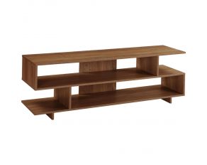 Abhay TV Stand in Walnut Finish