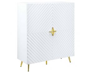 Gaines Accent Cabinet in White Finish