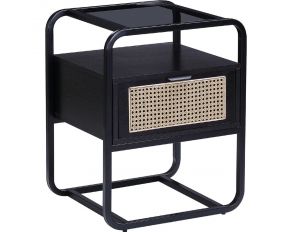 Colson Accent Table in Black Finish
