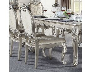Bently Set of 2 Side Chairs in Champagne Finish
