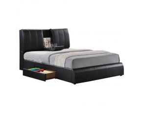 Acme Furniture Kofi Queen Bed in Black PU