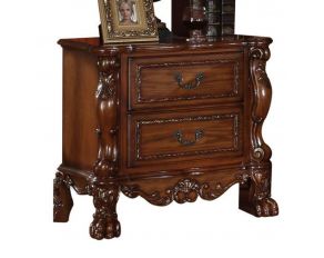 Acme Furniture Dresden Nightstand in Cherry Oak