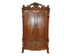 Acme Furniture Dresden TV Armoire in Cherry Oak