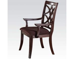 Acme Furniture Keenan Arm Chair in Dark Walnut Brown MFB 