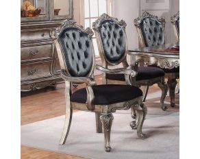 Acme Furniture Chantelle Side Chair in Antique Platinum - Set of 2