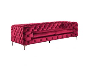 Acme Furniture Adam Sofa in Red