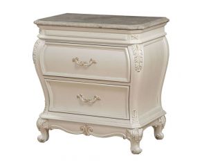 Acme Furniture Chantelle Nightstand in Pearl White