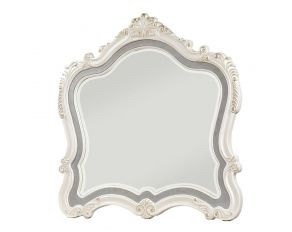 Acme Furniture Chantelle Mirror in Pearl White