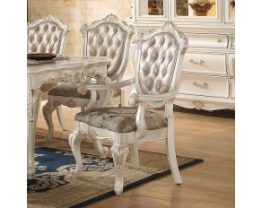 Acme Furniture Chantelle 2 Piece Side Chair in Pearl White