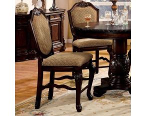 Acme Furniture Chateau De Ville 2 Piece Counter Height Chair in Espresso