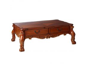 Acme Furniture Dresden Coffee Table in Cherry Oak