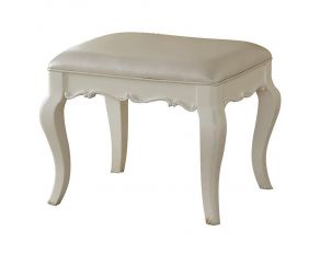 Acme Furniture Edalene Bench in Pearl White