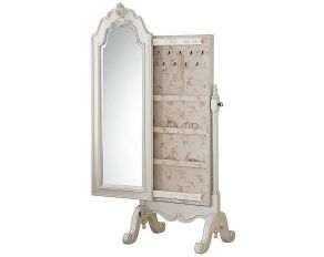 Acme Furniture Edalene Jewelry Armoire in Pearl White