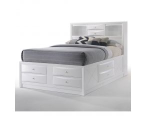 Acme Furniture Ireland Storage Bed in White, Full