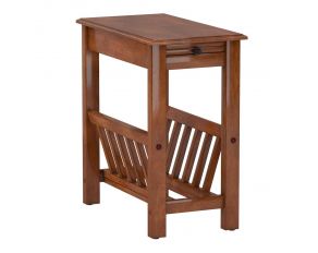 Acme Furniture Jayme Side Table in Tobacco