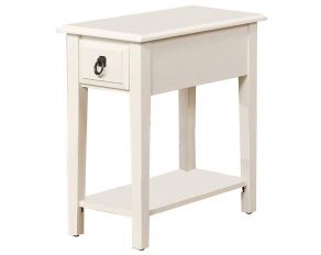 Acme Furniture Jeana Side Table in White