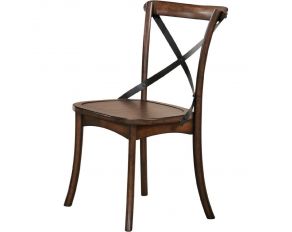 Acme Furniture Kaelyn 2 Piece Side Chair in Dark Oak