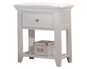 Acme Furniture Lacey Nightstand with 1 Drawer in White