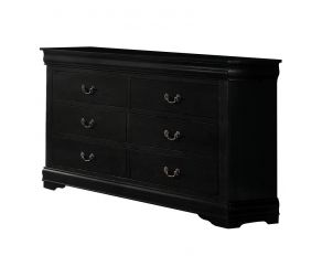 Acme Furniture Louis Philippe Dresser in Black