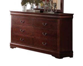 Acme Furniture Louis Philippe Dresser in Cherry