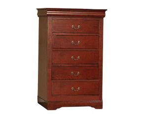 Acme Furniture Louis Philippe III Chest in Cherry