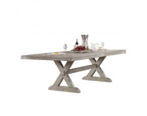 Acme Furniture Rocky Dining Table in Gray Oak