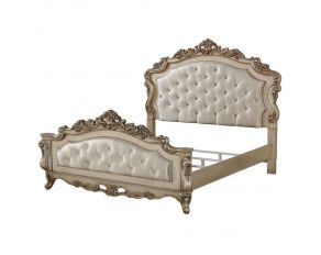 Acme Gorsedd Eastern King Bed in Antique White