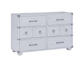 Orchest Six Drawer Dresser in Gray