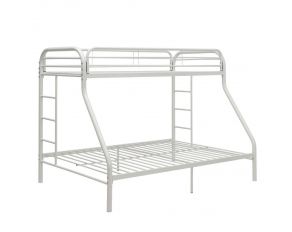 Tritan Twin XL over Queen Bunk Bed in White