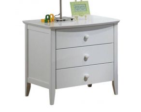 San Marino Nightstand in White