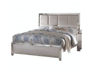 Voeville II Eastern King Upholstered Bed in Platinum