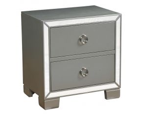 Voeville II Nightstand in Platinum