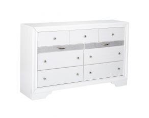 Naima Dresser in White