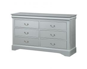 Louis Philippe III Dresser in Platinum