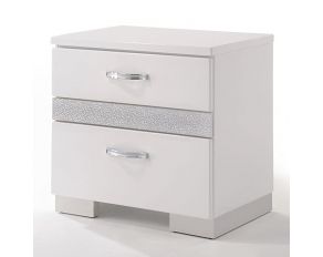 Naima II Nightstand in White