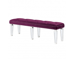 Varian Bench in Burgundy