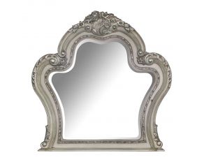 Dresden Mirror in Vintage Bone White