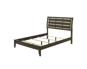 Ilana Eastern King Panel Bed in Gray