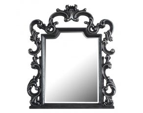 House Delphine Mirror in Charcoal Finish