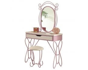 Priya II Vanity Set in White and Light Purple