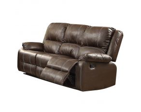 Zuriel Sofa with Reclining Mechanism in Brown
