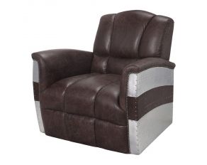 Brancaster Large Accent Chair in Retro Brown