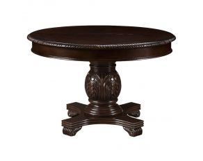 Chateau De Ville Round Dining Table in Espresso