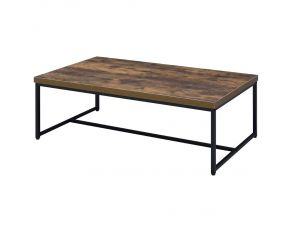 Bob Coffee Table in Weathered Oak and Black