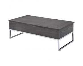 Iban Coffee Table with Lift Top in Gray Oak