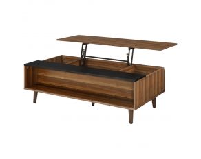 Avala Coffee Table in Walnut and Black