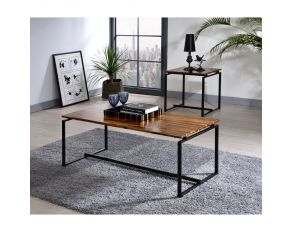 Jurgen Coffee Table Set in Oak and Black